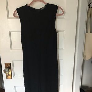Vince Sz Small Black midi dress